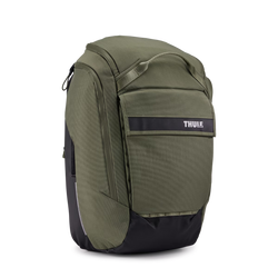 Hybrydowa sakwa rowerowa i plecak Thule Paramount 26 l – zielona soft green