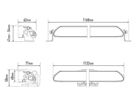 Listwa świetlna LED Lazer Lamps Linear-42 Elite