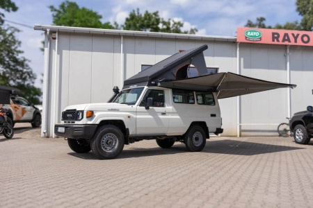 Dach otwierany Alu-Cab "Hercules G2" do Toyota Land Cruiser 75 & 78 - czarny