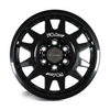 Felga aluminiowa Evo Corse DakarZero 8.5x18" do off-roadu i rajdów terenowych - czarna z połyskiem - Ford, Mazda, Volkswagen