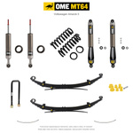 Zestaw zawieszenia OME MT64 – Volkswagen Amarok II, 20/40 mm, duże stałe obciążenie tyłu, dodatkowe pióra, resory wielopiórowe, standardowe tłumienie przodu, czujnik świateł