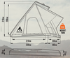Namiot dachowy Alu-Cab Gen 3-R – aluminiowy, czarny