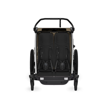 Przyczepka rowerowa dla dziecka Thule Chariot Cross 2 Double – khaki