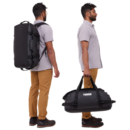 Torba podróżna Thule Chasm 40 l typu 2 w 1 – torba / plecak – czarna