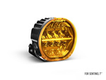 Osłona soczewki Lazer Lamps Sentinel 7″ — bursztynowa