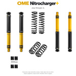 Zestaw zawieszenia OME Nitrocharger+ – Jeep Wrangler JL 4-drzwiowy 3.6 V6, 50 mm, przód z cięższym osprzętem, stałe 150 kg z tyłu, mocniejsze tłumienie tyłu