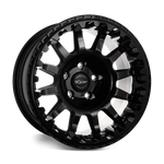 Felga aluminiowa Evo Corse Atlas NK 8x17" do off-roadu i rajdów terenowych - czarna z połyskiem - Toyota
