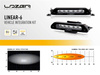Zestaw lamp LED do grilla Lazer Lamps 2 × Linear 6 Standard — Toyota Hilux Revo (Com., Invincible) 2021+
