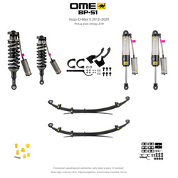 Zestaw zawieszenia OME BP-51 – Isuzu D-Max II 2012–2020, 30 mm, stałe 300 kg z tyłu, regulowane tłumienie, pickup poza LS-M
