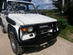 FABRYKA 4X4 ZDERZAK PRZÓD Z BULLBAREM TOYOTA LAND CRUISER J70