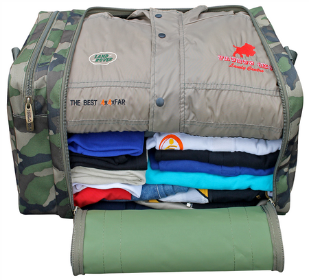Torba podróżna Camp Cover Clothing 45 l — wzór maskujący