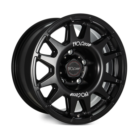 Felga aluminiowa Evo Corse DakarSuperZero 8.5x17" do off-roadu i rajdów terenowych - czarna matowa - Toyota