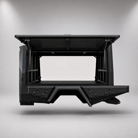 AluBlack Platforma ładunkowa z zabudową 3/4 do Toyota Land Cruiser 79 z pojedynczą kabiną