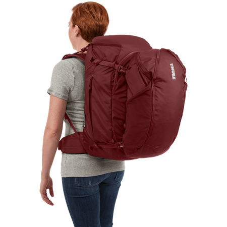 Damski plecak trekkingowy Thule Landmark 60 l – bordowy Dark Bordeaux