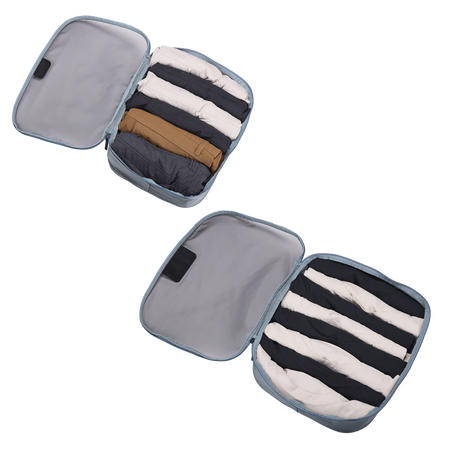 Zestaw organizerów bagażowych Thule Packing Cube Family – 4 szt. – kolor szary / biały