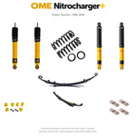 Zestaw zawieszenia OME Nitrocharger+ – Toyota Tacoma I 1998–2004, 45/50 mm, mocniejsze tłumienie tyłu, bez stałego obciążenia tyłu