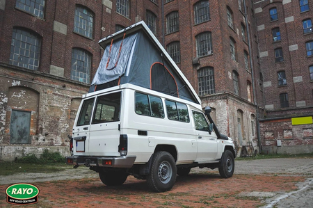 Dach otwierany Alu-Cab "Hercules G2" do Toyota Land Cruiser 75 & 78 - biały