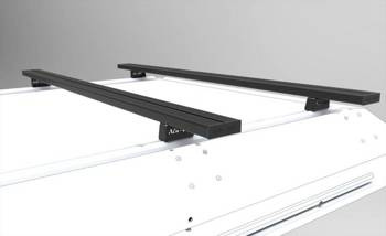 Belki nośne Alu-Cab 1450 mm – czarne, 2 szt., bez stóp