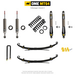 Zestaw zawieszenia OME MT64 – Volkswagen Amarok II, 20/40 mm, stałe 300 kg z tyłu, resory wielopiórowe, mocniejsze tłumienie przodu, mocniejsze tłumienie tyłu, czujnik świateł