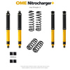 Zestaw zawieszenia OME Nitrocharger+ – Jeep Wrangler JL 4-drzwiowy 3.6 V6, 50 mm, lekki przód, stałe 150 kg z tyłu