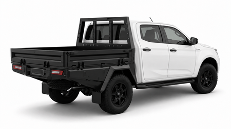 AluBlack Platforma ładunkowa z opuszczanymi burtami do Isuzu D-Max 2023+ z podwójną kabiną