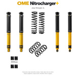 Zestaw zawieszenia OME Nitrocharger+ – Jeep Wrangler JL 4-drzwiowy 3.6 V6, 50 mm, przód z cięższym osprzętem, średnie obciążenie tyłu