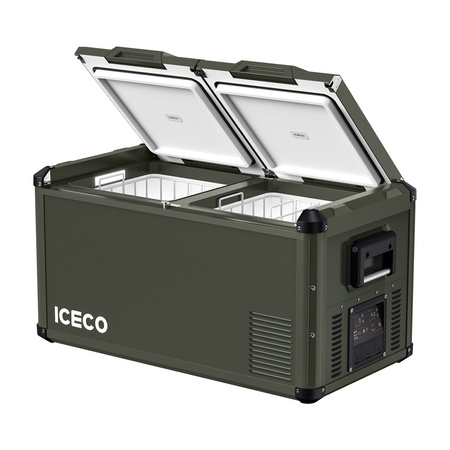 Lodówka kompresorowa ICECO VL75PROD 75 l 12/24 V Dual Zone – oliwkowa