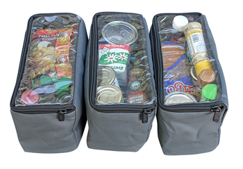 Zestaw organizerów do skrzynki Camp Cover Ammo Pouch — 3 x 1/3 — kolor grafitowy