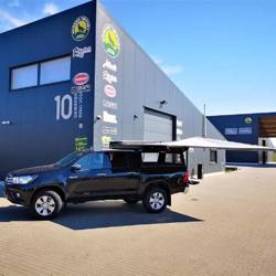 Mocowania zadaszenia Alu-Cab Shadow Awning 270° i 180° do belek Alu-Cab