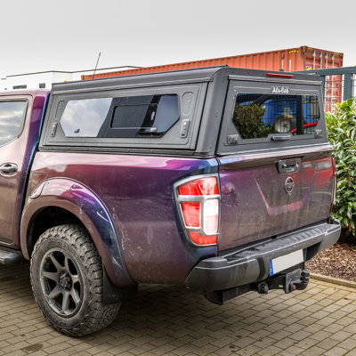 Hardtop Alu-Cab Contour – Nissan Navara NP300 2016+ Double Cab, z oknami bocznymi