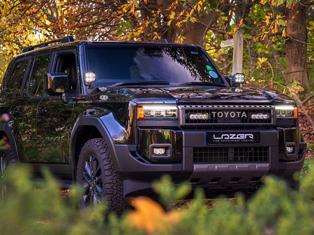 Uchwyt lamp LAZER typu A-Pillar dedykowany do Toyota Land Cruiser LC250