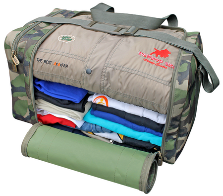 Torba podróżna Camp Cover Clothing 45 l — wzór maskujący